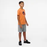 PUMA PUMA detské bavlnené tričko s potlačou oranžové 5-6 r (116 cm) · záber 2