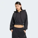 ADIDAS ADIDAS dámska crop mikina na zips čierna M · záber 1