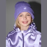 Dívčí beanie čepice - fialová · záber 2