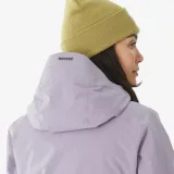 WEDZE Dámska lyžiarska a snowboardová bunda 500 All Mountain fialová M · záber 2