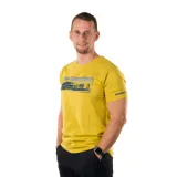 Pánske turistické tričko s krátkym rukávom NORTHFINDER BARTOLOM-520mustard · záber 1