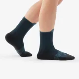 QUECHUA Detské vysoké turistické ponožky Hike 500 27-38 modré 2 páry 31-34 · záber 2