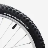 ROCKRIDER Detský horský bicykel ST 120 20-palcový 6-9 rokov bielo-oranžový 20" · záber 2