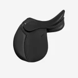 FOUGANZA Jazdecké sedlo 16" pre kone a poníky 100 syntetické čierne 16' · záber 1