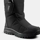 QUECHUA Dámske zimné nepremokavé čižmy SH100 čierne 41 · záber 2
