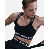 Dámska tréningová športová podprsenka NIKE PRO W NP BRA TT BLACK BLACK WHITE · záber 3