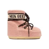Kotníkové zimní boty MOON BOOT MB ICON LOW FLEECE, J001 PINK · záber 1