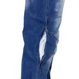 Pánske moto jeansy W-TEC Shiquet Farba tmavo modrá, · záber 5