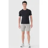 Pánské tréninkové tričko s krátkým rukávem 4F TSHIRT FNK M2141-20S-DEEP BLACK · záber 4