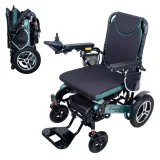 Elektrický invalidný vozík inSPORTline Hawkie Basic II• 500W • 27,75kg • do 130kg • až 24km dojazd - Farba: strieborná · záber 2