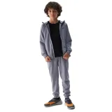 Chlapčenské tepláky 4F JUNIOR TROUSERS-4FJWSS24TTROM591-34S-LIGHT BLUE · záber 4