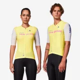 VAN RYSEL Unisex cyklistický dres RCR-R 2 Team krátky rukáv žltý L · záber 1