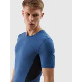 Pánske tréningové tričko s krátkym rukávom 4F TSHIRT FNK-WSS24TFTSM600-31S-NAVY · záber 5