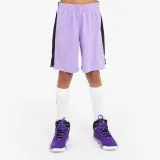 TARMAK Detské basketbalové šortky SH 500 fialové 8-9 r (131-140 cm) · záber 1