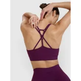 Dámská sportovní tréninková podprsenka 4F SPORT BRA F166-50S-DARK VIOLET · záber 3