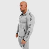 Pánska SlimFit mikina Beyond the Future, sivá · záber 5