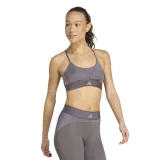 Dámská sportovní tréninková podprsenka ADIDAS HYG SHN BRALETT GRESTR GREY · záber 2