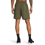 Pánské tréninkové kraťasy UNDER ARMOUR UA Tech Woven Wordmark Short-GRN · záber 3