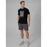 Pánské tričko s krátkým rukávem 4F TSHIRT M2664-20S-DEEP BLACK · záber 4