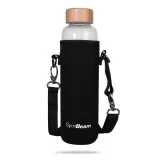GymBeam Skleněná láhev Bamboo 600 ml · záber 2