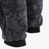 DOMYOS Chlapčenské nohavice 100 na cvičenie sivé s potlačou 12-13 r (151-160 cm) · záber 2