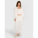 Dámská mikina se zipem 4F SWEATSHIRT F1835-WAW25TSWSF1835-11S-OFF WHITE · záber 4