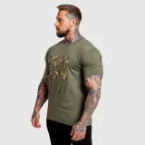 Pánske tričko Iron Aesthetics Tactical, zelené · záber 2