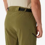 QUECHUA Pánske dlhé turistické šortky MH500 kaki XL · záber 2