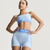 Dámske tréningové kraťasy ADIDAS HYG RIB 1 4 GLOBLU BLUFUS · záber 2