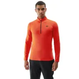 Pánská zateplená lyžařská mikina s 1 2 zipem 4F BRUSHED UNDERWEAR-AW23UBRUM035-62S-RED · záber 1