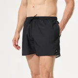 DECATHLON Pánske boardové šortky Hendaia s vreckami na surfovanie čierne M · záber 1
