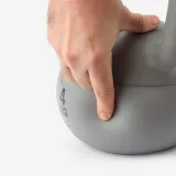 DOMYOS Domáci kettlebell 4 kg sivý 4 kg · záber 2