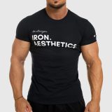 Férfi fitness póló Iron Aesthetics Be Stronger, fekete · záber 2