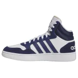 Pánská vycházková obuv ADIDAS Hoops 3.0 Mid cloud white dark blue dark blue · záber 2