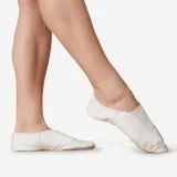 DOMYOS Gymnastické cvičky 580 kožené biele 31 · záber 1