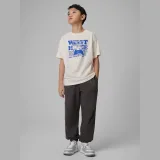 Chlapecké loose tričko s potiskem - bílý · záber 2