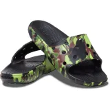 Pantofle (plážová obuv) CROCS Classic Crocs Spray Camo Slide black · záber 4