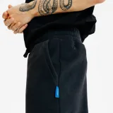 DECATHLON Pánske tepláky Elementals rovný strih čierne XS / W27 L33 · záber 2