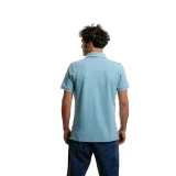 Pánské polo tričko s krátkým rukávem AUTHORITY PS- RICE PLAIN M aqua blue · záber 4