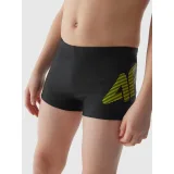 Chlapčenské plavky 4F JUNIOR SWIMMING TRUNKS-JWSS24USWTM021-20S-DEEP BLACK · záber 2