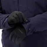 QUECHUA Pánska turistická parka NH500 nepremokavá do -10°C modrá S · záber 2