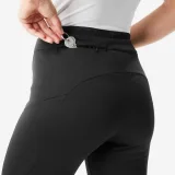 QUECHUA Dámske turistické legíny NH500 vodoodpudivé čierne XL (W35 L31) · záber 2