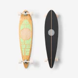 DECATHLON Longboard Pintail 500 Trippy zelený bez · záber 1