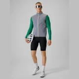 Pánský cyklistický dres s dlouhým rukávem s ochranou UPF50+ - zelený · záber 2