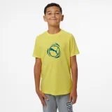PUMA PUMA detské bavlnené tričko s potlačou žlté 5-6 r (116 cm) · záber 1