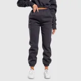 Dámske oversized tepláky Iron Aesthetics Simone, sivé · záber 2
