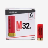 SOLOGNAC Náboj M100 Confort 32 g kaliber 12/67 pb 6 25 kusov N° 6 · záber 1