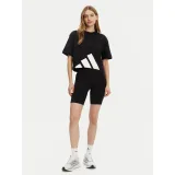 Dámské tričko s krátkým rukávem ADIDAS W BL SJ BF T BLACK WHITE · záber 4