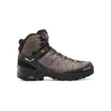 Pánská kotníková turistická obuv SALEWA Alp Trainer 2 Mid GTX M wallnut fluo orange · záber 1