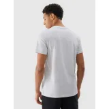 Férfi rövid ujjú póló 4F TSHIRT M2257-27M-COLD LIGHT GREY MELANGE · záber 3